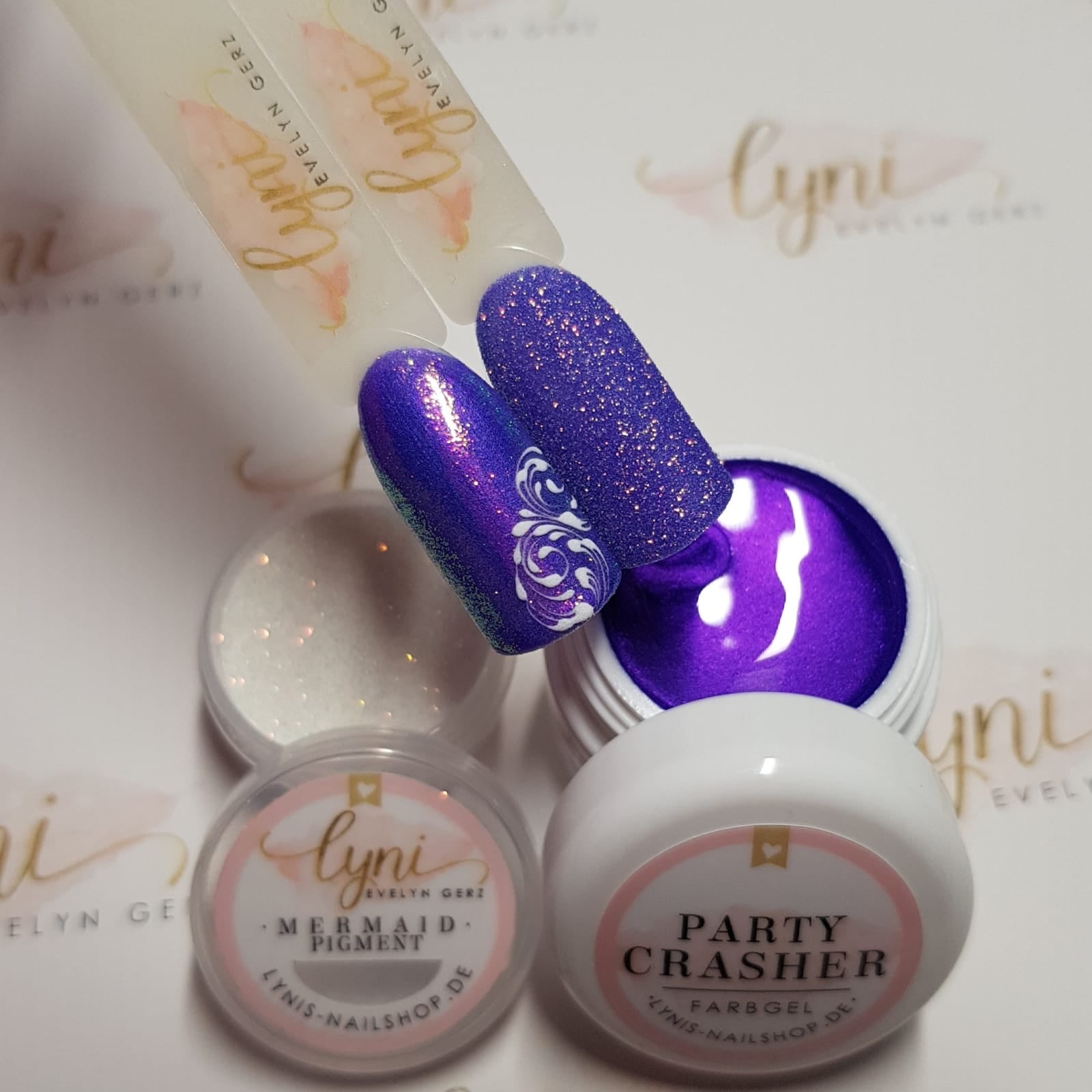 Mermaid Pigment für Nageldesign Nägel & Nagelstudios Mermaid Pigment, glimmer, glitter, glitzer, Meerjungfrauen Puder, Pulver für Nägel im Nageldesign & Nagelstudios