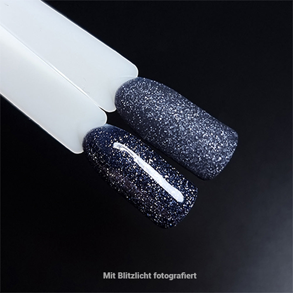 Shellac · Reflective 02 · 7,3ml für Nageldesign Nägel & Nagelstudios Shellac · Reflective 02 · 7,3ml, disco, effekt Shellac, funkeln, gellack, gelpolish, glitter, glitzer, glitzer lacke, leuchtende farben, reflektierend, schwarz für Nägel im Nageldesign & Nagelstudios