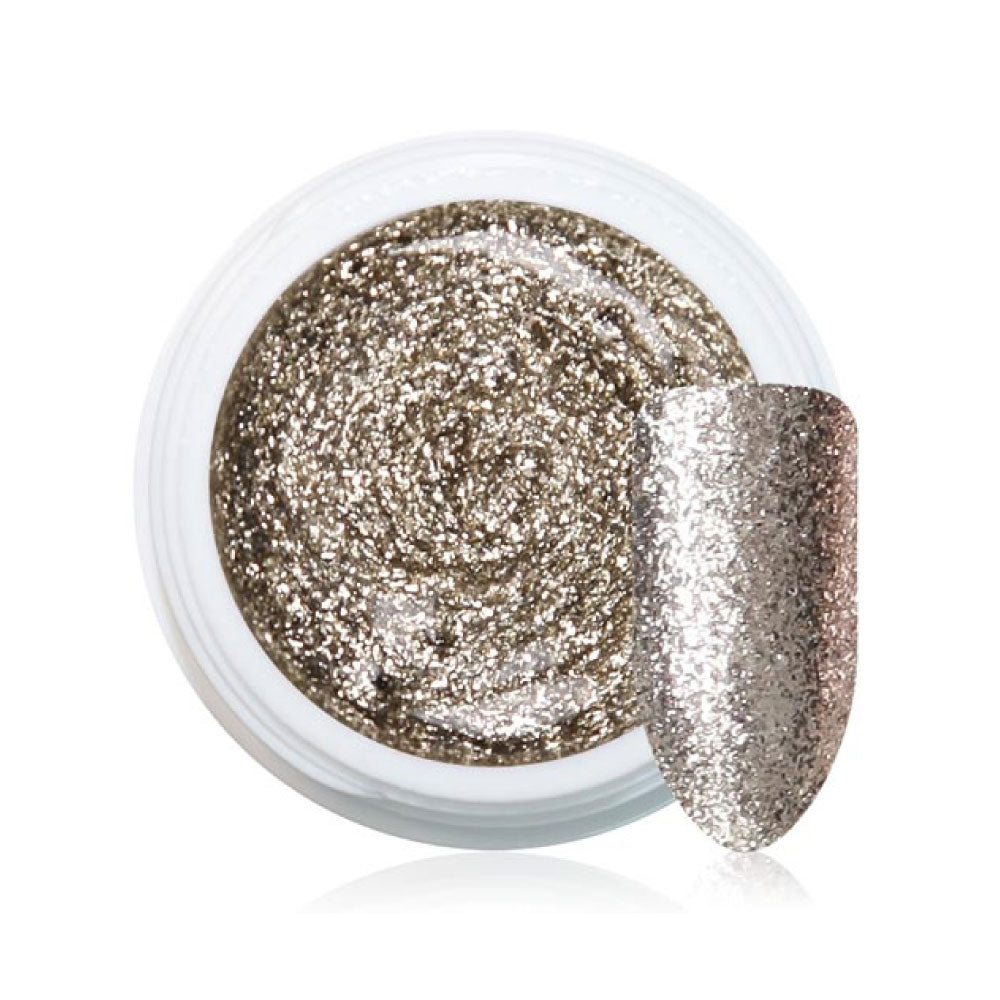 Chrom Secco · Farbgel 5ml* für Nageldesign Nägel & Nagelstudios Chrom Secco · Farbgel 5ml*, color gel, effektgel, Farbe für Nägel, Gel Farben, Gelnägel Farbe, Glitter Gel, Glitzergel, Gold, sekt für Nägel im Nageldesign & Nagelstudios