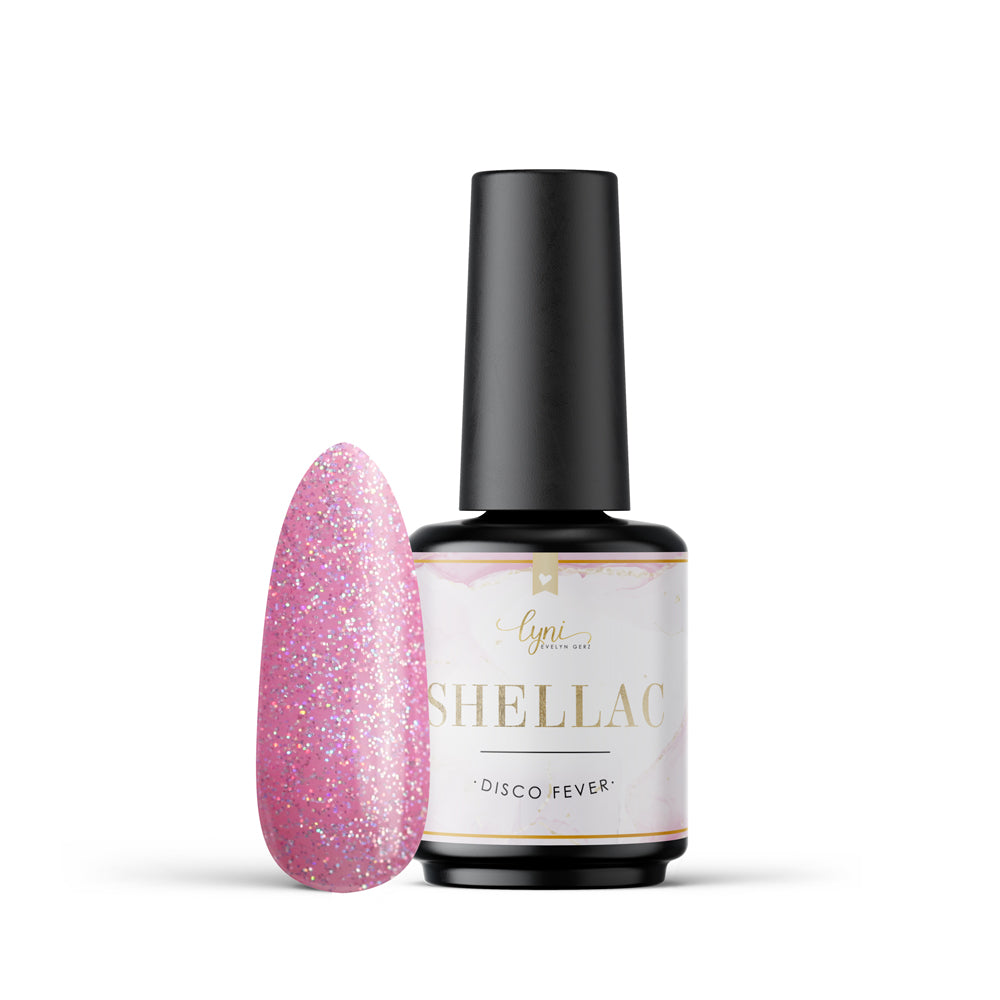 Shellac · Disco Fever 7,3ml für Nageldesign Nägel & Nagelstudios Shellac · Disco Fever 7,3ml, gel polish, gellack, glimmer, glitter, glitzer, nail polish, pink, rosa, uv lack für Nägel im Nageldesign & Nagelstudios