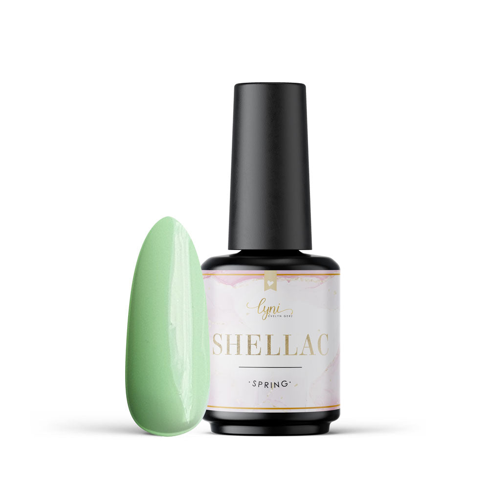 Shellac · Spring 7,3ml für Nageldesign Nägel & Nagelstudios Shellac · Spring 7,3ml, gel polish, gellack, grün, nail polish, uv lack für Nägel im Nageldesign & Nagelstudios