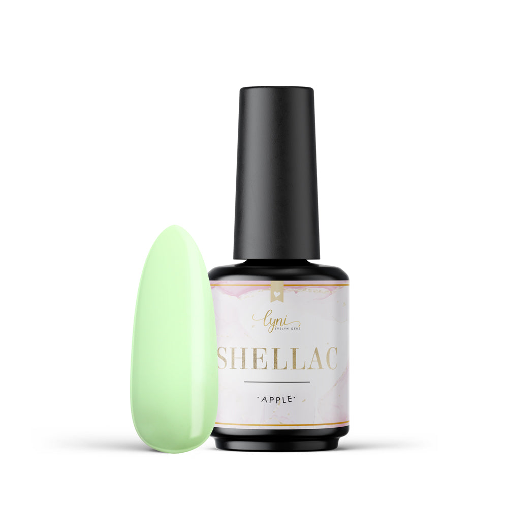 Shellac · Apple 7,3ml für Nageldesign Nägel & Nagelstudios Shellac · Apple 7,3ml, gel polish, gellack, grün, nail polish, uv lack für Nägel im Nageldesign & Nagelstudios