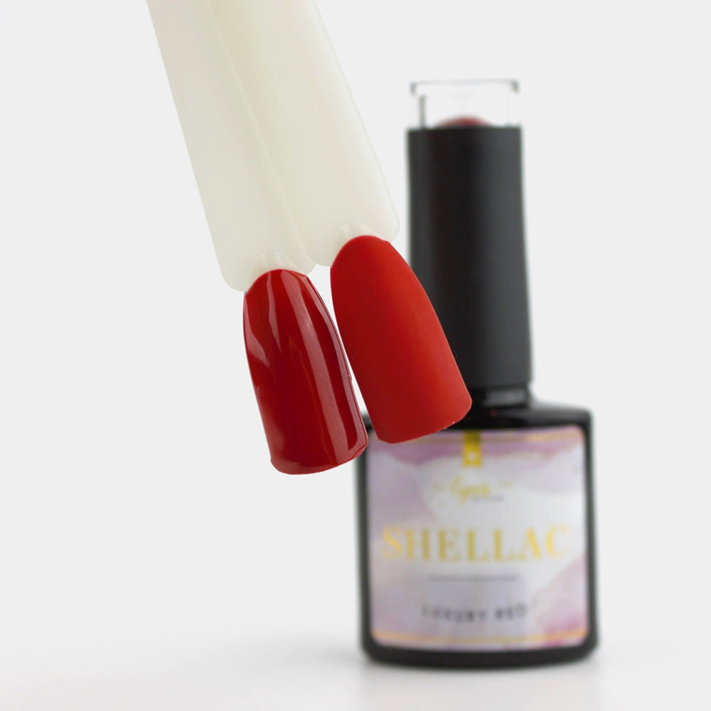 Shellac · Luxury Red 7,3ml für Nageldesign Nägel & Nagelstudios Shellac · Luxury Red 7,3ml, gel polish, gellack, nail polish, rot, uv lack für Nägel im Nageldesign & Nagelstudios