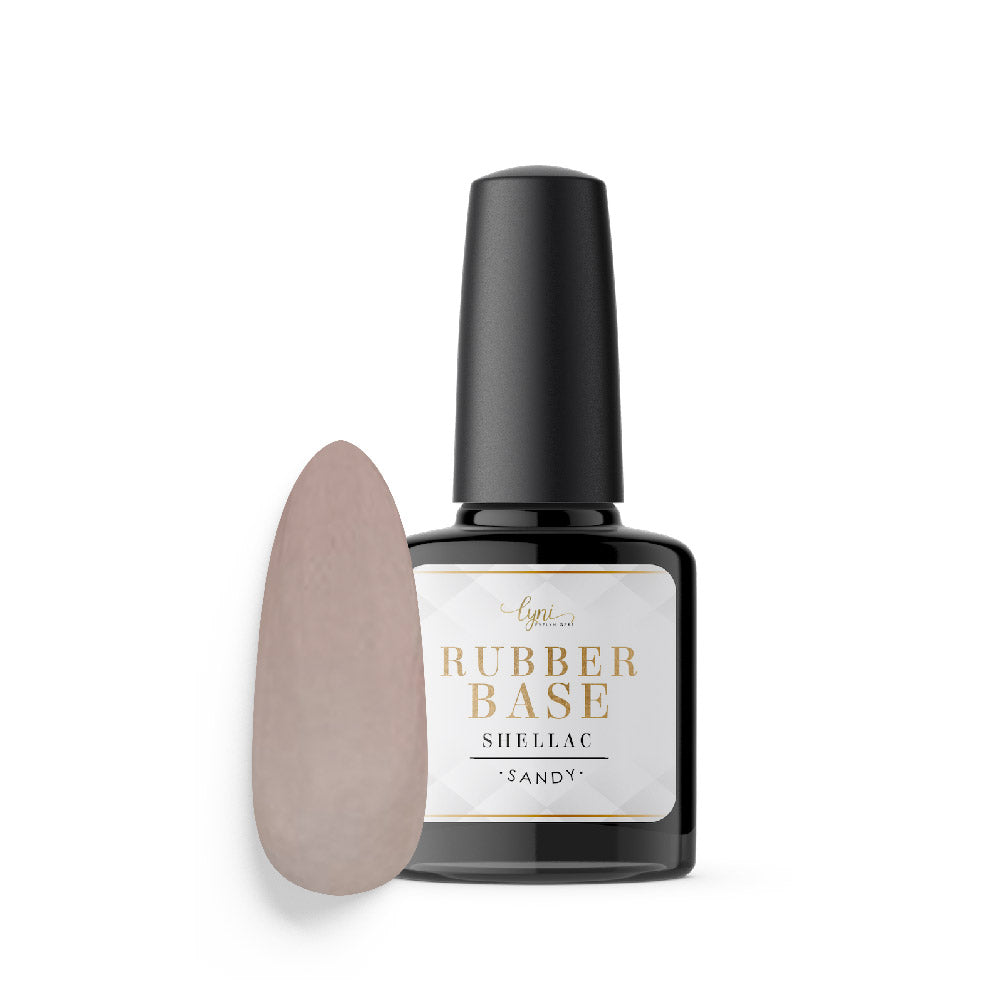 Shellac · Rubber Base · Sandy 7,3ml für Nageldesign Nägel & Nagelstudios Shellac · Rubber Base · Sandy 7,3ml, Aufbaugel in der Flasche, Aufbaugel Naturnagel, Base Gel, Effekt, flexibles Aufbaugel, flexibles Gel, gel polish, gellack, Glitzer, Grundiergel, Haftgel, hema frei, hemafrei, nail polish, Naturnagelverstärkung, Pastell, rosa, Shellac, uv lack für Nägel im Nageldesign & Nagelstudios