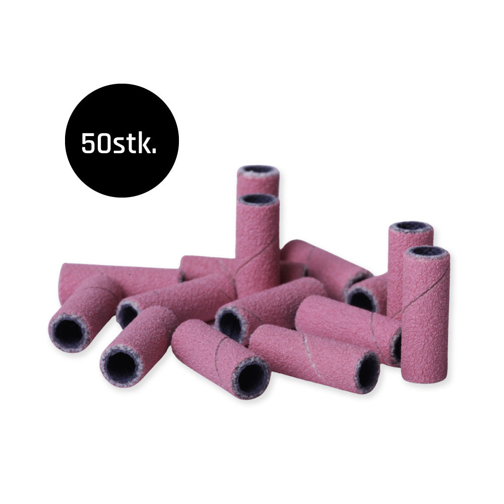Mini Schleifband Manschetten · 240 Körnung · 50er Pack für Nageldesign Nägel & Nagelstudios Mini Schleifband Manschetten · 240 Körnung · 50er Pack, Abtrag Bit, Abtragen, fräser bit, Modellage entfernen, Nägel entfernen, schleifkappen für Nägel im Nageldesign & Nagelstudios