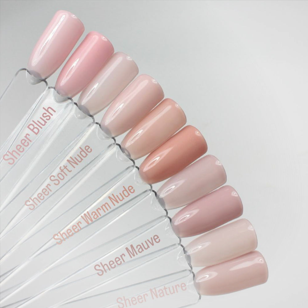 Sheer Shellac Set für Nageldesign Nägel & Nagelstudios Sheer Shellac Set, Farben, Farbset, gellack, gelpolish, Kollektion, Shellac für Nägel im Nageldesign & Nagelstudios