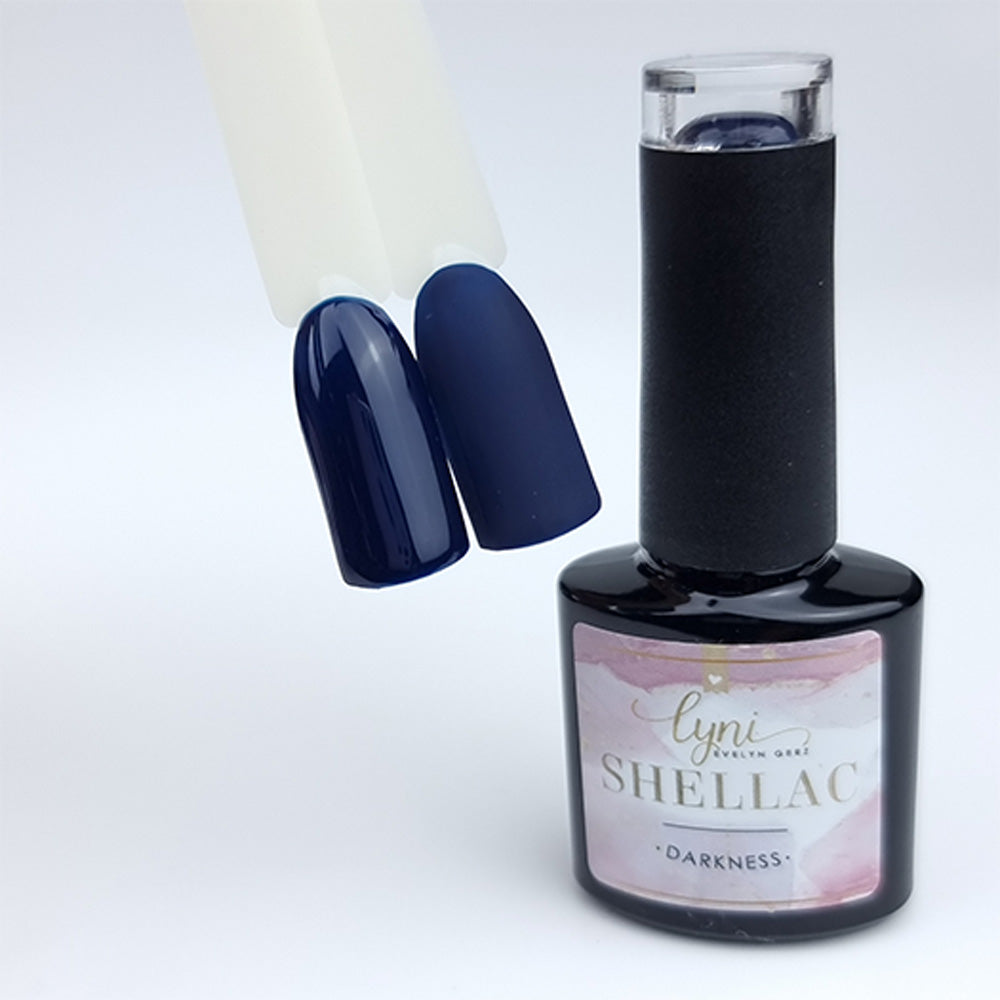 Shellac · Darkness 7,3ml für Nageldesign Nägel & Nagelstudios Shellac · Darkness 7,3ml, blau, gel polish, gellack, nail polish, uv lack für Nägel im Nageldesign & Nagelstudios