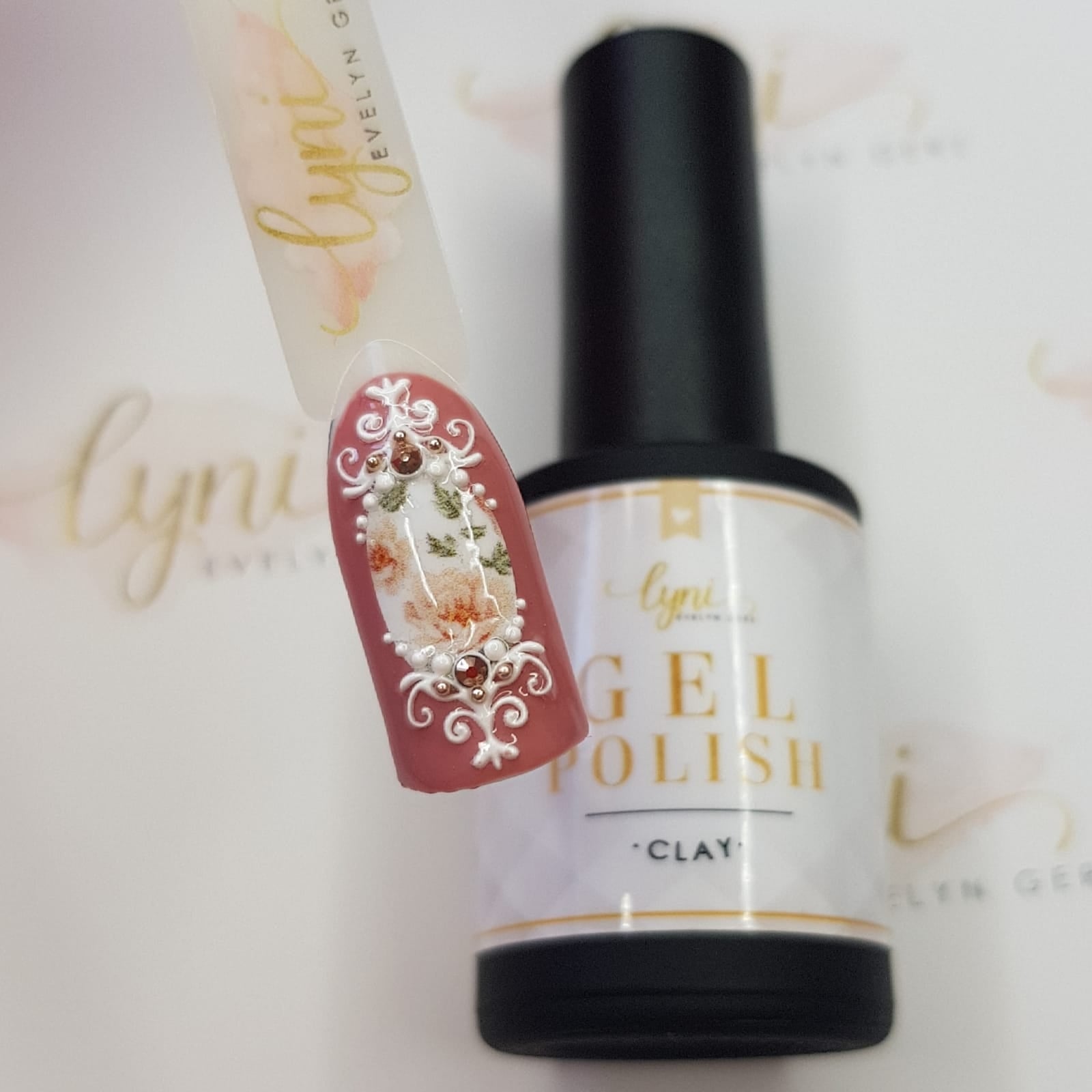 Shellac · Clay 7,3ml für Nageldesign Nägel & Nagelstudios Shellac · Clay 7,3ml, braun, gel polish, gellack, nail polish, nude, rosa, uv lack für Nägel im Nageldesign & Nagelstudios