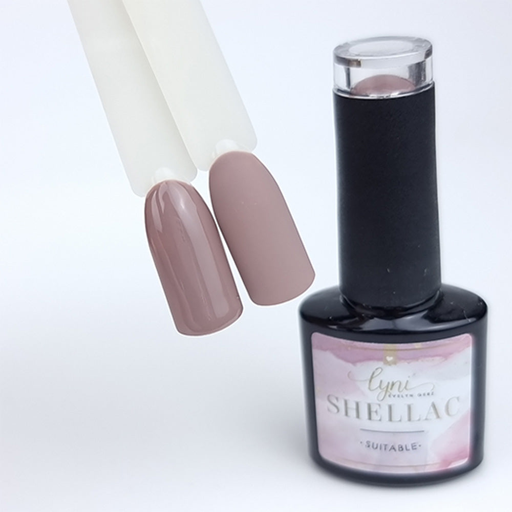 Shellac · Suitable 7,3ml für Nageldesign Nägel & Nagelstudios Shellac · Suitable 7,3ml, braun, gel polish, gellack, nail polish, nude, uv lack für Nägel im Nageldesign & Nagelstudios