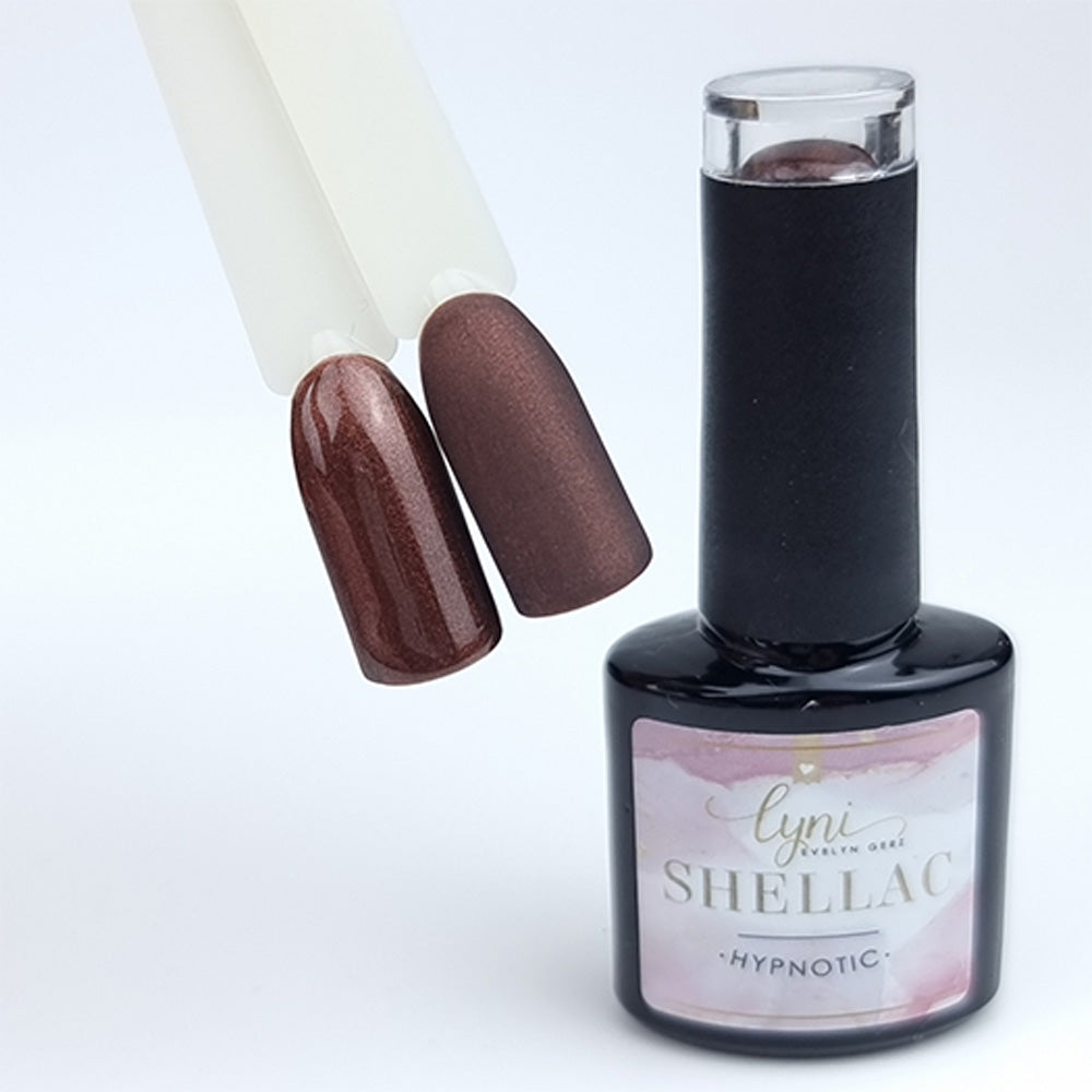 Shellac · Hypnotic 7,3ml für Nageldesign Nägel & Nagelstudios Shellac · Hypnotic 7,3ml, braun, gel polish, gellack, glimmer, glitter, glitzer, nail polish, uv lack für Nägel im Nageldesign & Nagelstudios