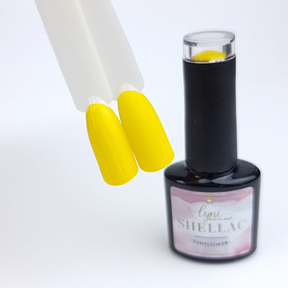 Shellac · Sunflower 7,3ml für Nageldesign Nägel & Nagelstudios Shellac · Sunflower 7,3ml, gel polish, gelb, gellack, nail polish, uv lack für Nägel im Nageldesign & Nagelstudios