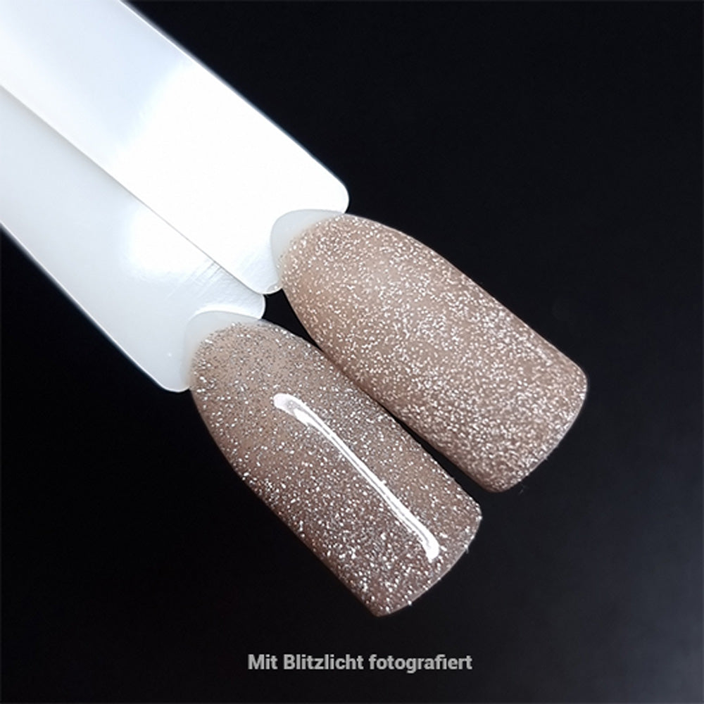 Shellac · Reflective 10 · 7.3ml für Nageldesign Nägel & Nagelstudios Shellac · Reflective 10 · 7.3ml, beige, braun, disco, effekt Shellac, funkeln, gellack, gelpolish, glitter, glitzer, glitzer lacke, leuchtende farben, reflektierend für Nägel im Nageldesign & Nagelstudios