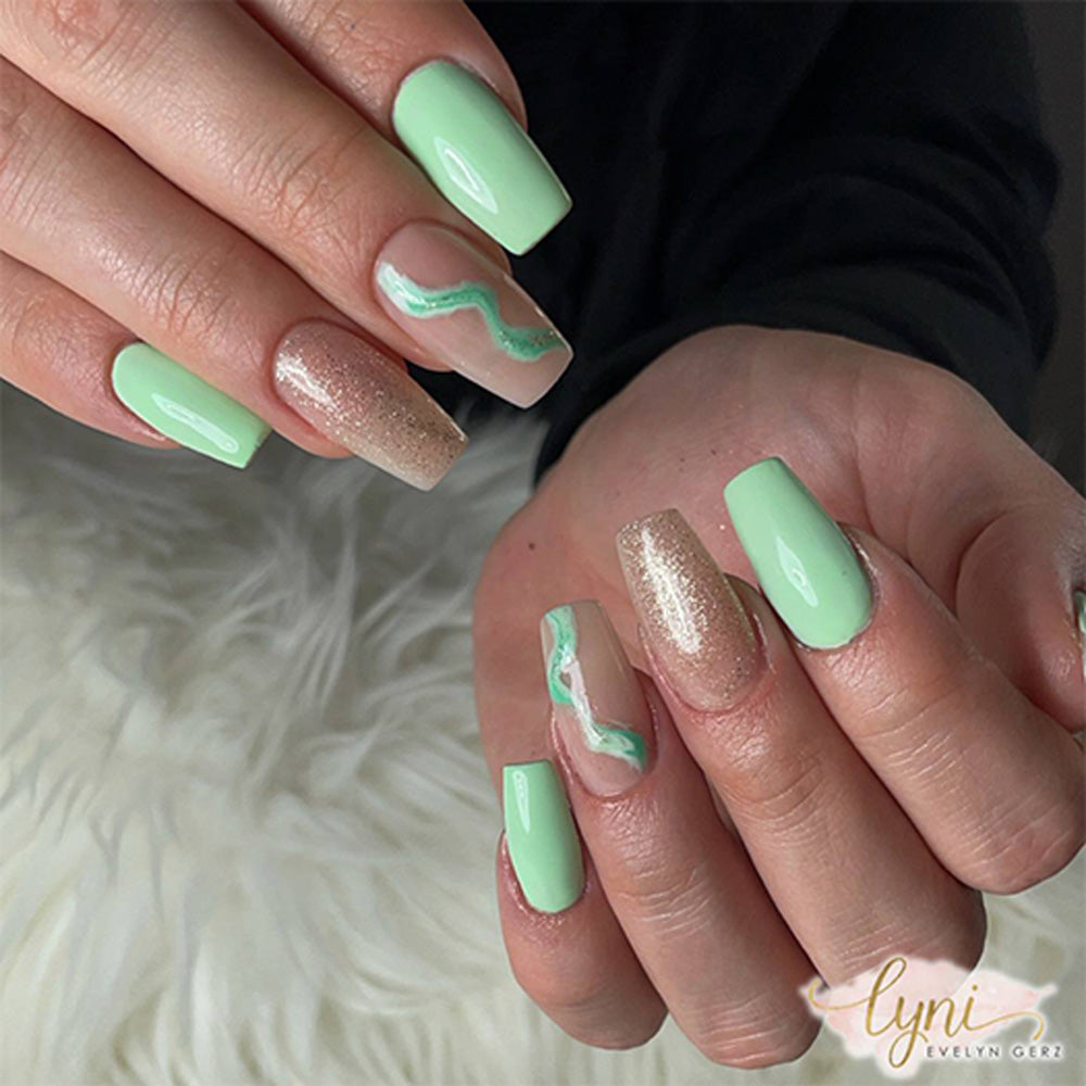 Shellac · Spring 7,3ml für Nageldesign Nägel & Nagelstudios Shellac · Spring 7,3ml, gel polish, gellack, grün, nail polish, uv lack für Nägel im Nageldesign & Nagelstudios