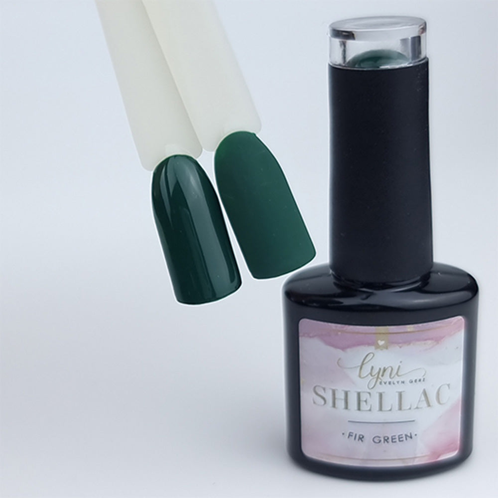 Shellac · Fir Green 7,3ml für Nageldesign Nägel & Nagelstudios Shellac · Fir Green 7,3ml, gel polish, gellack, grün, nail polish, uv lack für Nägel im Nageldesign & Nagelstudios