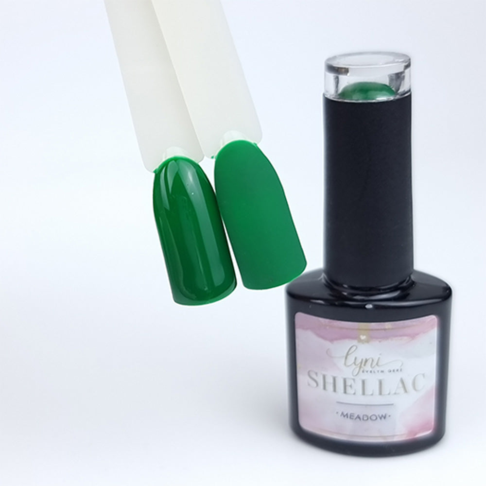 Shellac · Meadow 7,3ml für Nageldesign Nägel & Nagelstudios Shellac · Meadow 7,3ml, gel polish, gellack, grün, nail polish, uv lack für Nägel im Nageldesign & Nagelstudios