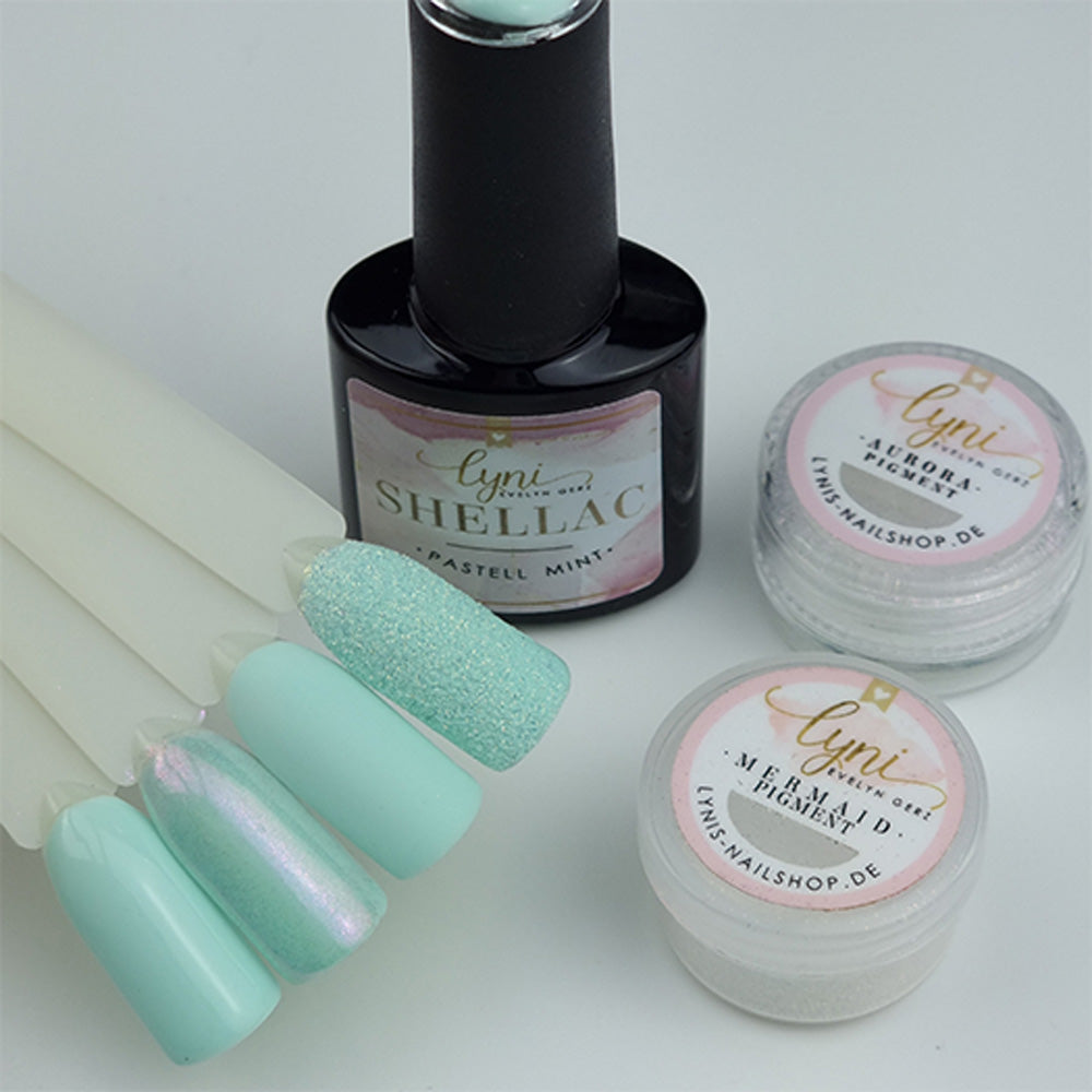 Shellac · Pastell Mint 7,3ml für Nageldesign Nägel & Nagelstudios Shellac · Pastell Mint 7,3ml, gel polish, gellack, mint, nail polish, uv lack für Nägel im Nageldesign & Nagelstudios
