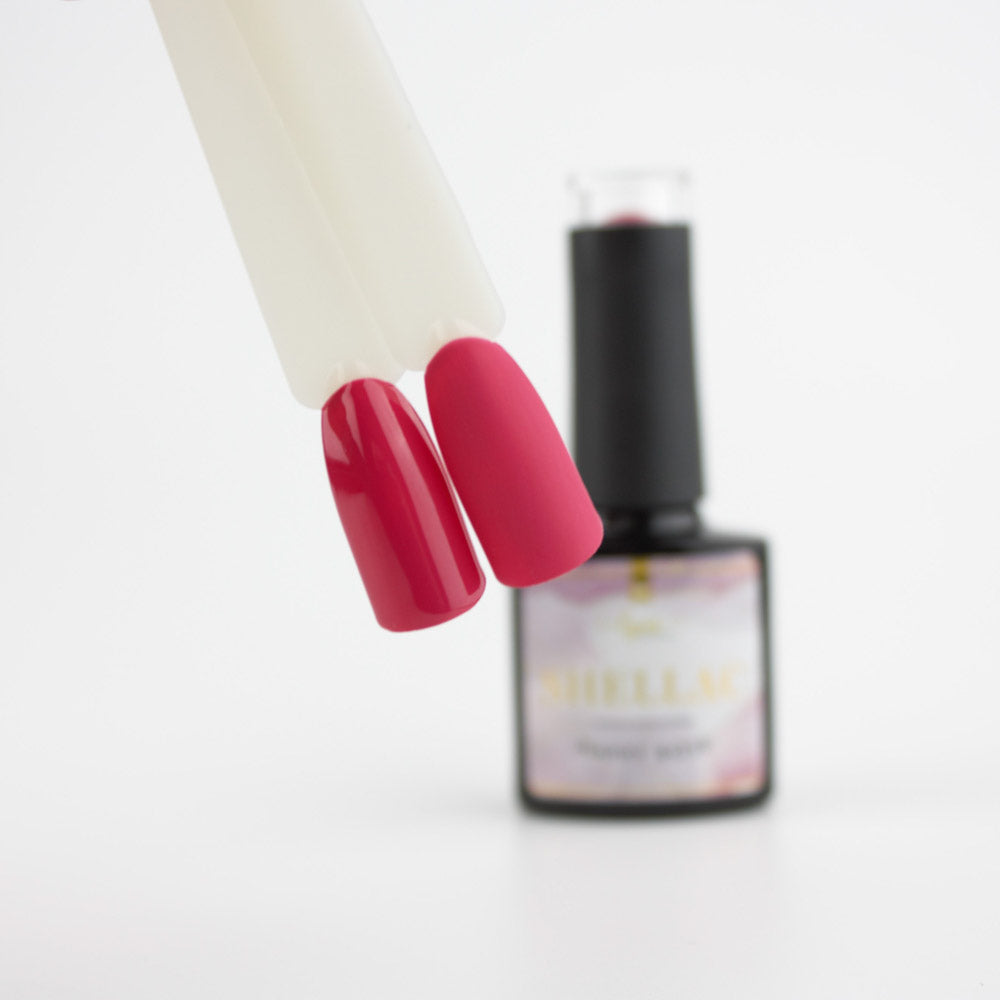 Shellac · Happy Rose 7,3ml für Nageldesign Nägel & Nagelstudios Shellac · Happy Rose 7,3ml, dunkel rot, gel polish, gellack, nail polish, rot, uv lack für Nägel im Nageldesign & Nagelstudios