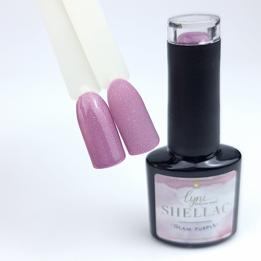 Shellac · Glam Purple 7,3ml für Nageldesign Nägel & Nagelstudios Shellac · Glam Purple 7,3ml, gel polish, gellack, glimmer, glitter, glitzer, lila, nail polish, rosa, uv lack für Nägel im Nageldesign & Nagelstudios