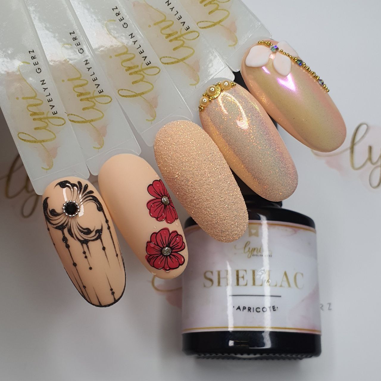 Shellac · Apricot 7,3ml für Nageldesign Nägel & Nagelstudios Shellac · Apricot 7,3ml, gel polish, gellack, nail polish, orange, uv lack für Nägel im Nageldesign & Nagelstudios