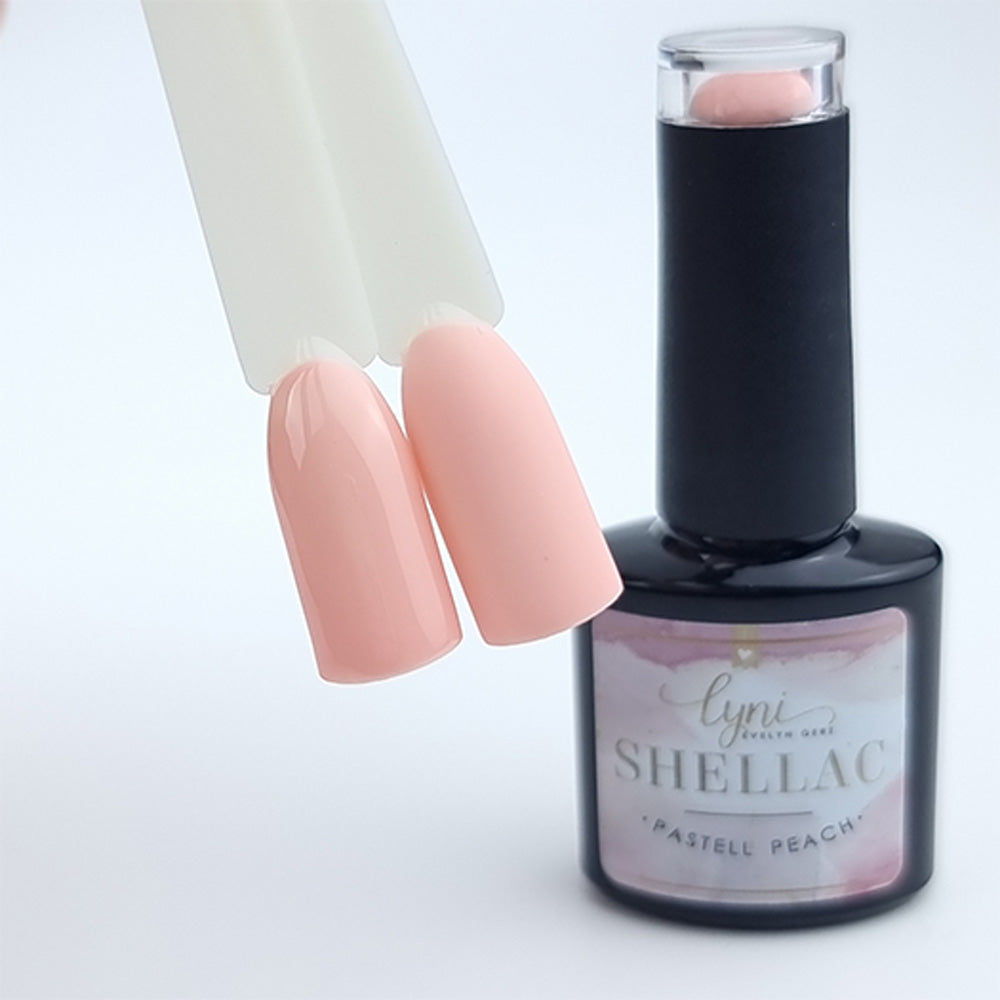 Shellac · Pastell Peach 7,3ml für Nageldesign Nägel & Nagelstudios Shellac · Pastell Peach 7,3ml, gel polish, gellack, nail polish, uv lack für Nägel im Nageldesign & Nagelstudios
