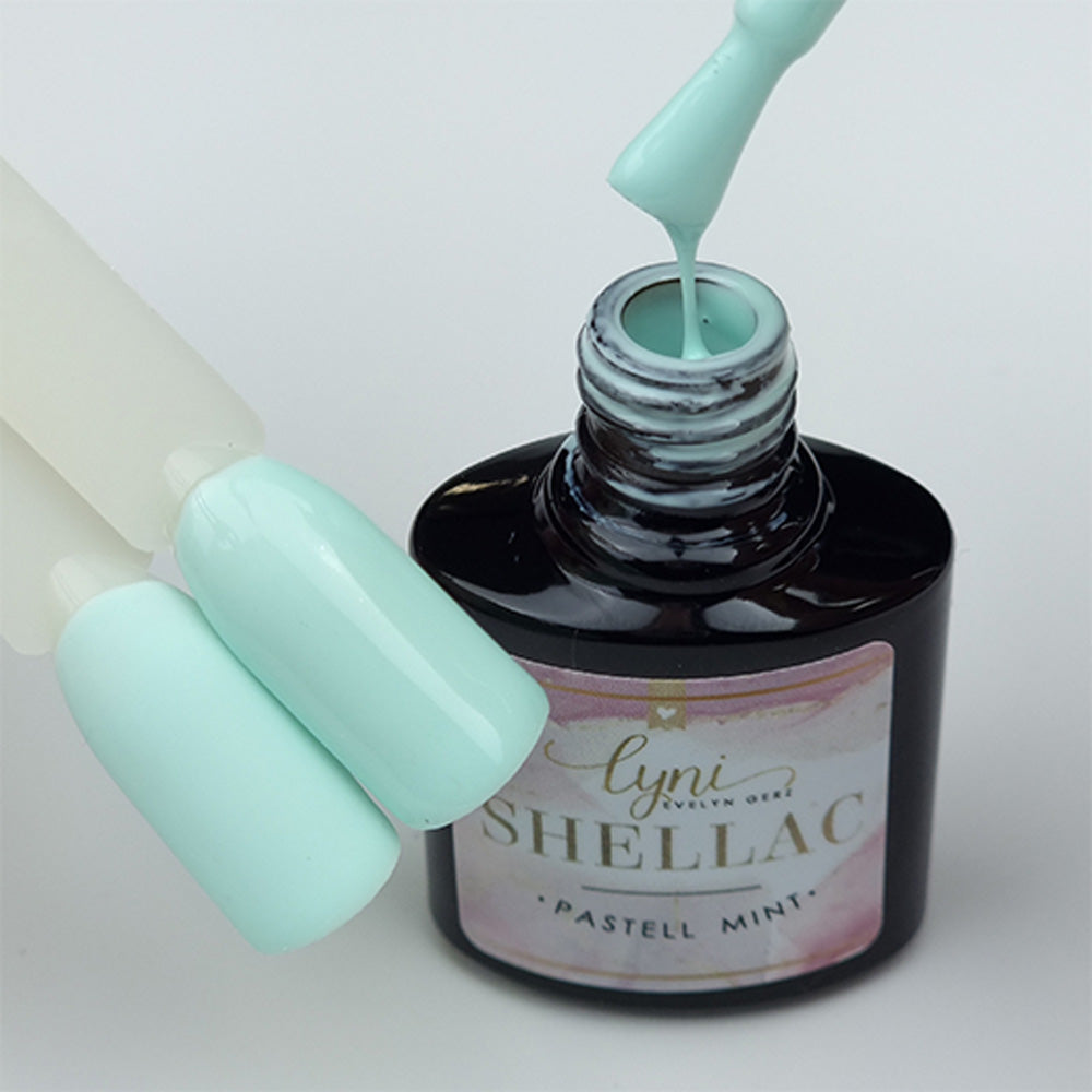 Shellac · Pastell Mint 7,3ml für Nageldesign Nägel & Nagelstudios Shellac · Pastell Mint 7,3ml, gel polish, gellack, mint, nail polish, uv lack für Nägel im Nageldesign & Nagelstudios