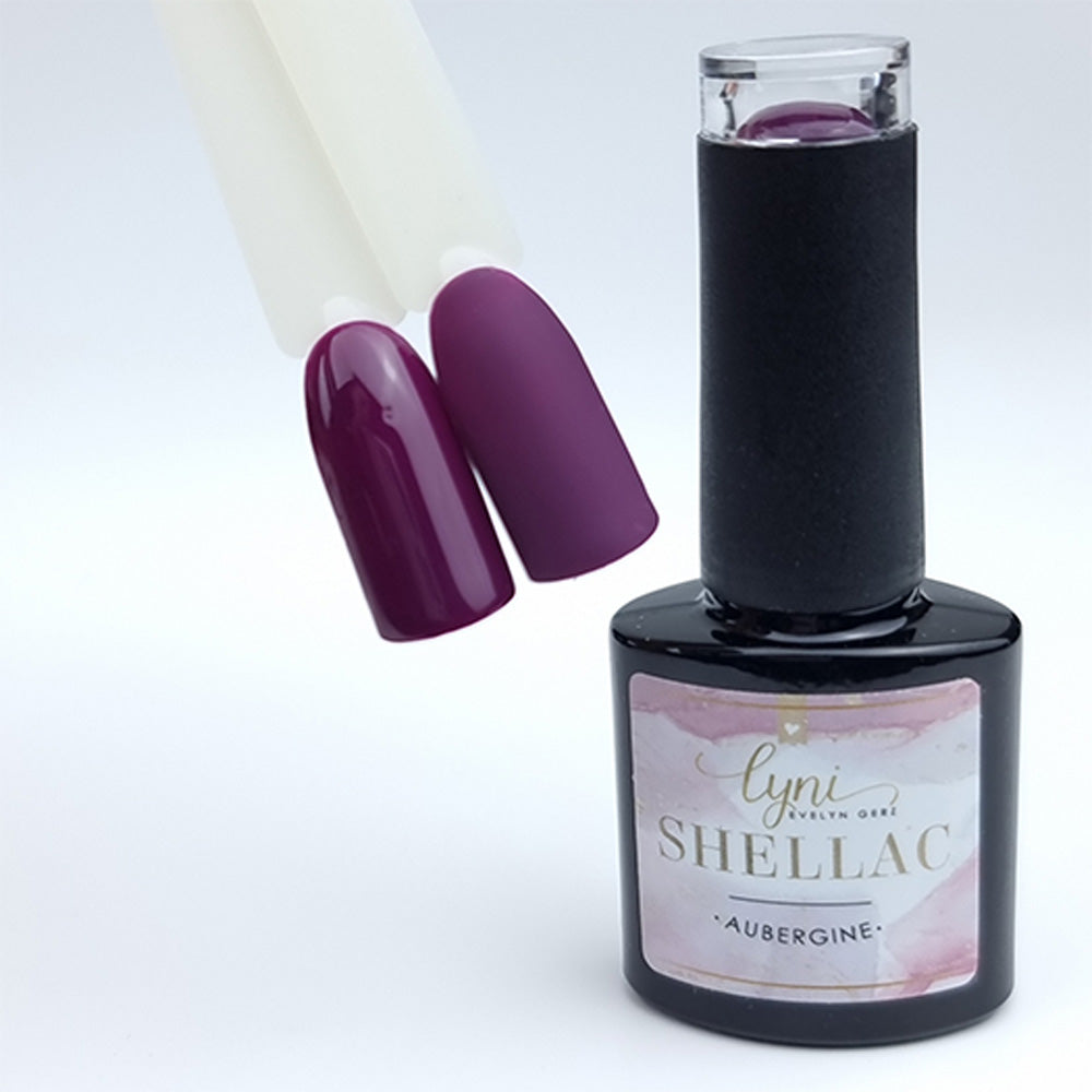 Shellac · Aubergine 7,3ml für Nageldesign Nägel & Nagelstudios Shellac · Aubergine 7,3ml, fuchsia, gel polish, gellack, nail polish, pink, uv lack für Nägel im Nageldesign & Nagelstudios