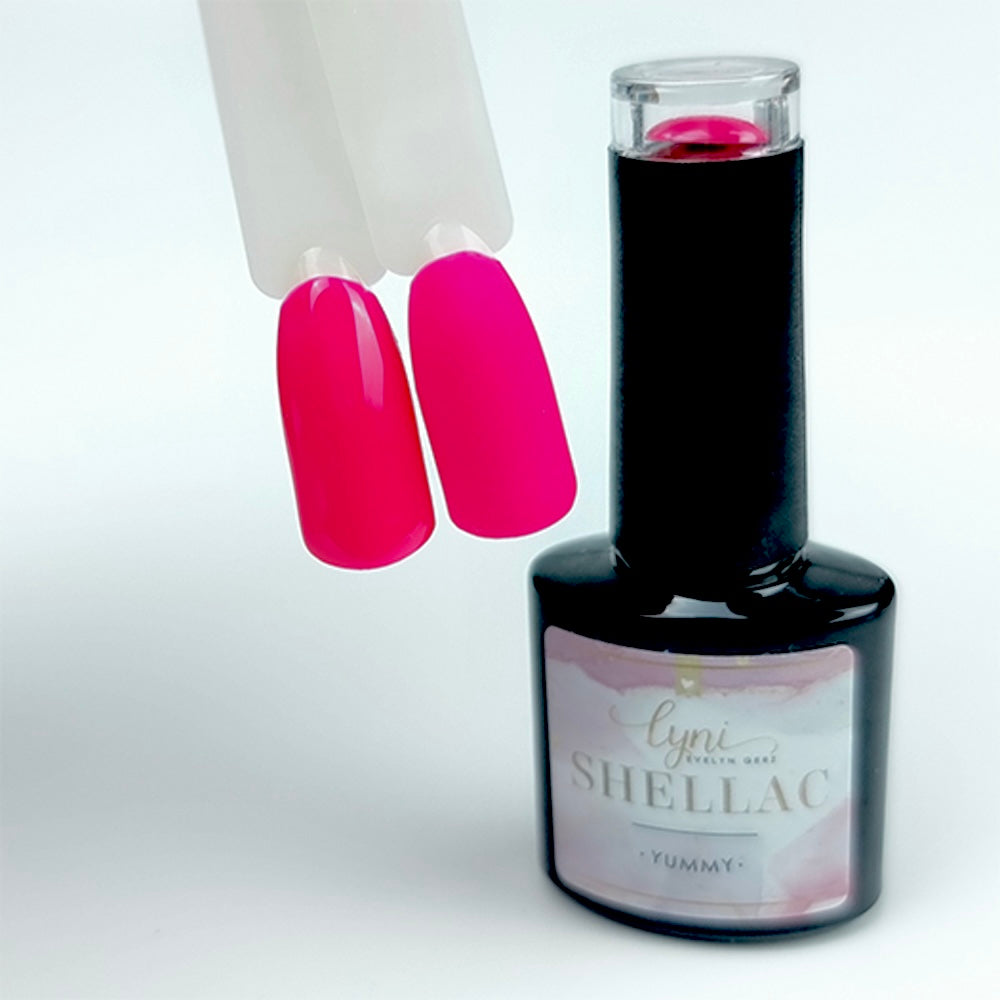Shellac · Yummy 7,3ml für Nageldesign Nägel & Nagelstudios Shellac · Yummy 7,3ml, gel polish, gellack, nail polish, neon, pink, uv lack für Nägel im Nageldesign & Nagelstudios