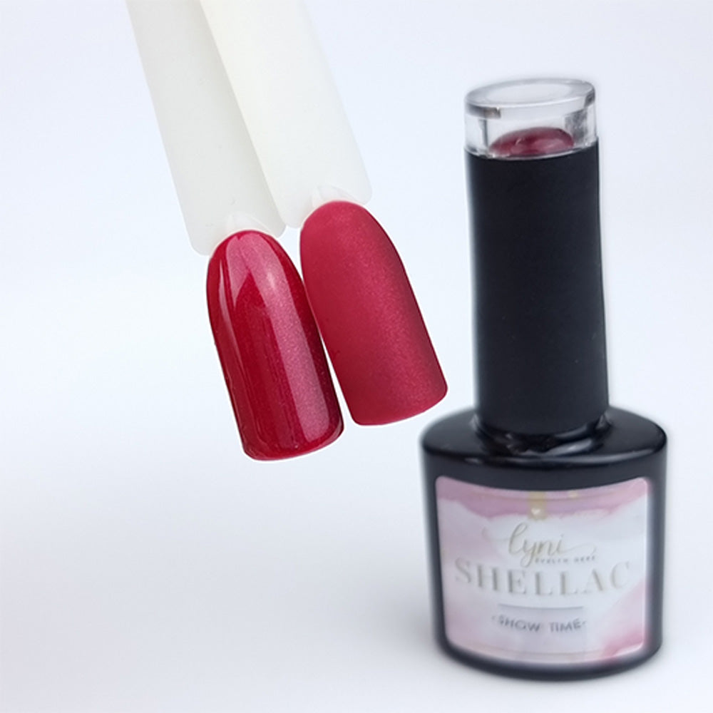 Shellac · Show Time 7,3ml für Nageldesign Nägel & Nagelstudios Shellac · Show Time 7,3ml, fuchsia, gel polish, gellack, nail polish, pink, schimmer, uv lack für Nägel im Nageldesign & Nagelstudios