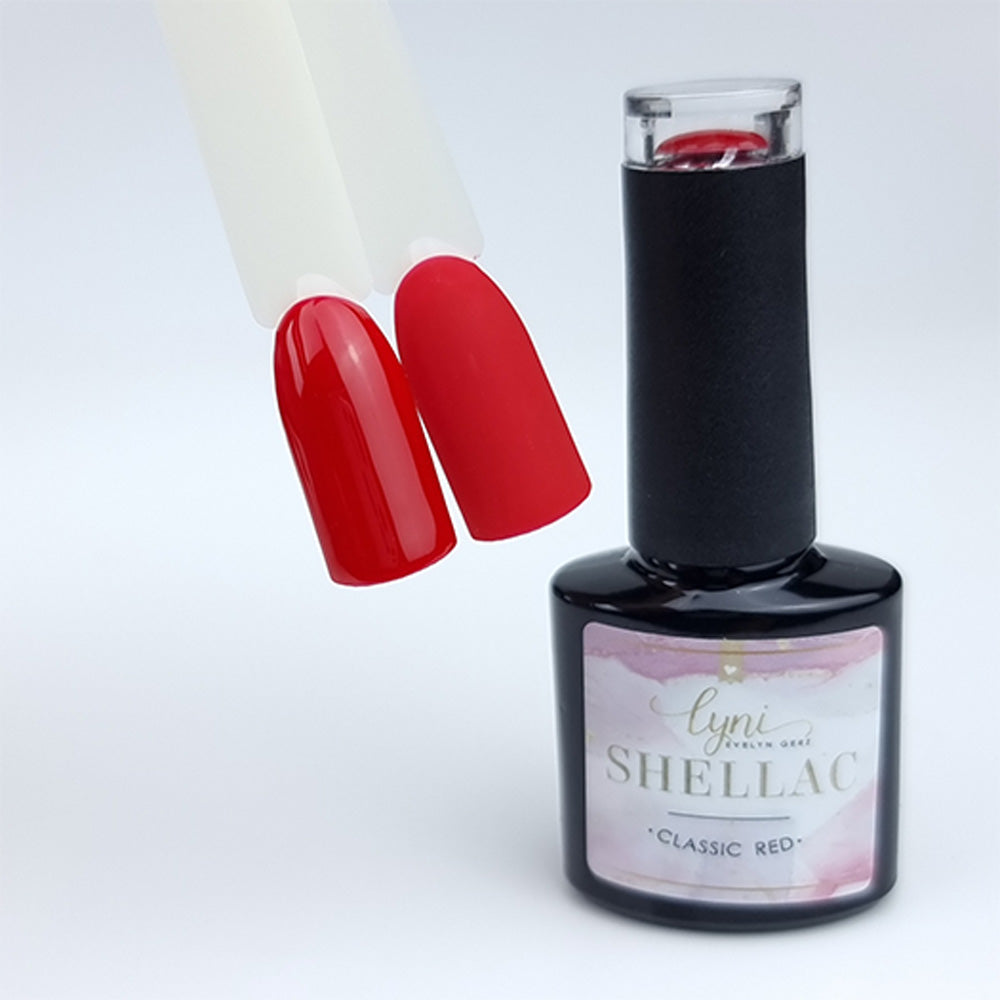 Shellac · Classic Red 7,3ml für Nageldesign Nägel & Nagelstudios Shellac · Classic Red 7,3ml, gel polish, gellack, nail polish, rot, uv lack für Nägel im Nageldesign & Nagelstudios