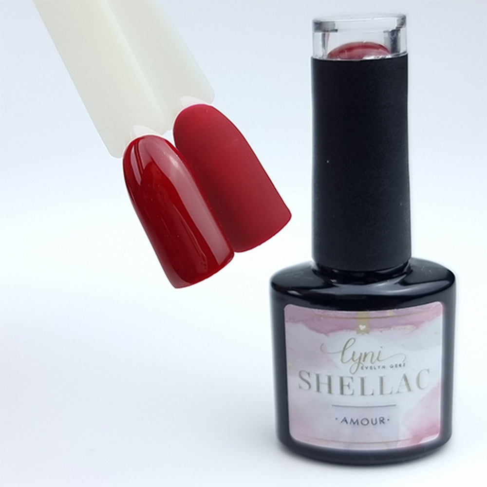 Shellac · Amour 7,3ml für Nageldesign Nägel & Nagelstudios Shellac · Amour 7,3ml, gel polish, gellack, nail polish, rot, uv lack für Nägel im Nageldesign & Nagelstudios