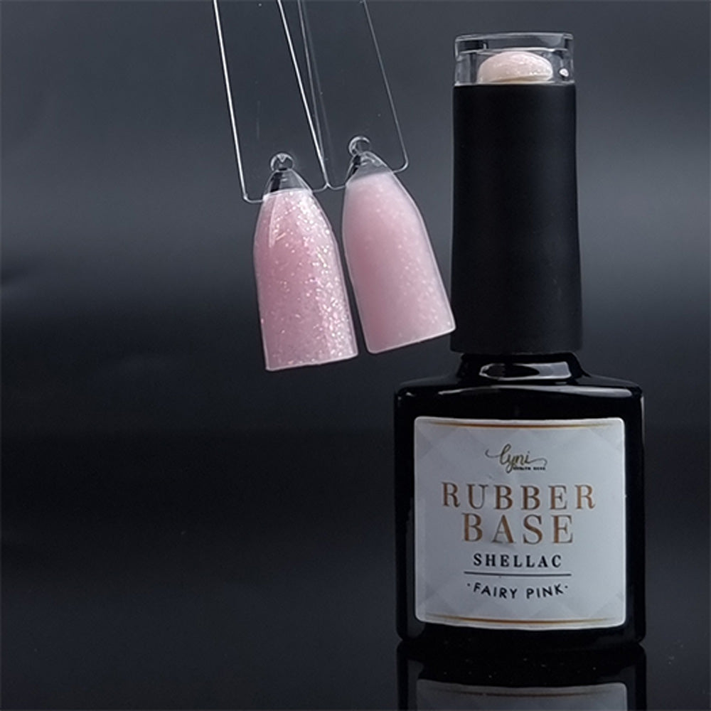 Shellac · Rubber Base · Fairy Pink 7,3ml für Nageldesign Nägel & Nagelstudios Shellac · Rubber Base · Fairy Pink 7,3ml, Aufbaugel in der Flasche, Aufbaugel Naturnagel, Base Gel, Effekt, flexibles Aufbaugel, flexibles Gel, gel polish, gellack, Glitzer, Grundiergel, Haftgel, nail polish, Naturnagelverstärkung, Pastell, pink, rosa, Shellac, uv lack für Nägel im Nageldesign & Nagelstudios