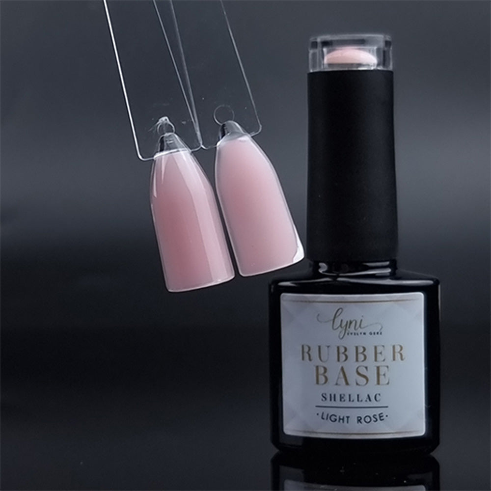Shellac · Rubber Base · Light Rose 7,3ml für Nageldesign Nägel & Nagelstudios Shellac · Rubber Base · Light Rose 7,3ml, Base Gel, flexibles Aufbaugel, gel polish, gellack, Grundiergel, Haftgel, make up, nail polish, nude, rosa, uv lack für Nägel im Nageldesign & Nagelstudios