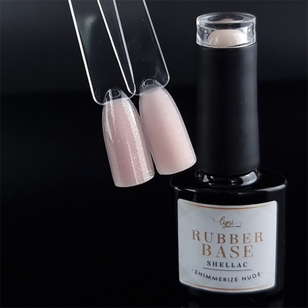 Shellac · Rubber Base · Shimmerize Nude 7,3ml für Nageldesign Nägel & Nagelstudios Shellac · Rubber Base · Shimmerize Nude 7,3ml, Aufbaugel in der Flasche, Aufbaugel Naturnagel, Base Gel, Effekt, flexibles Aufbaugel, flexibles Gel, gel polish, gellack, Glitzer, Grundiergel, Haftgel, Hautfarbe, nail polish, Naturnagelverstärkung, Nude, Pastell, Shellac, uv lack für Nägel im Nageldesign & Nagelstudios