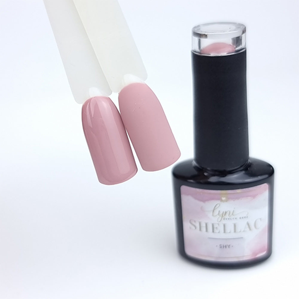 Shellac · Shy 7,3ml für Nageldesign Nägel & Nagelstudios Shellac · Shy 7,3ml, beige, braun, gel polish, gellack, nail polish, nude, uv lack für Nägel im Nageldesign & Nagelstudios