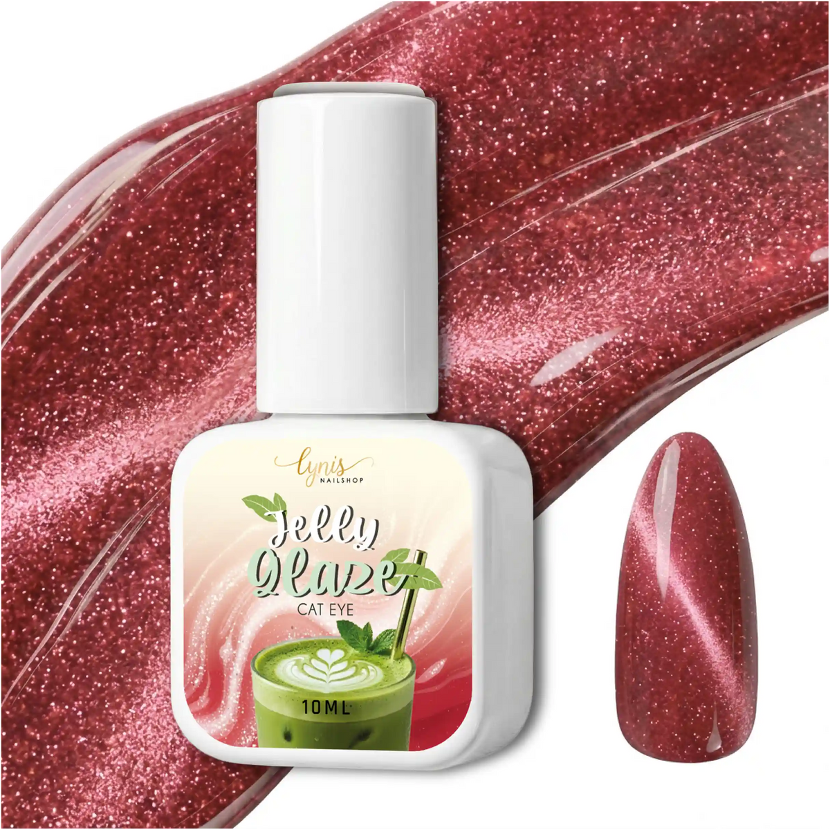 Shellac · Cat Eye Jelly Glaze 10ml Shellac · Cat Eye Jelly Glaze 10ml