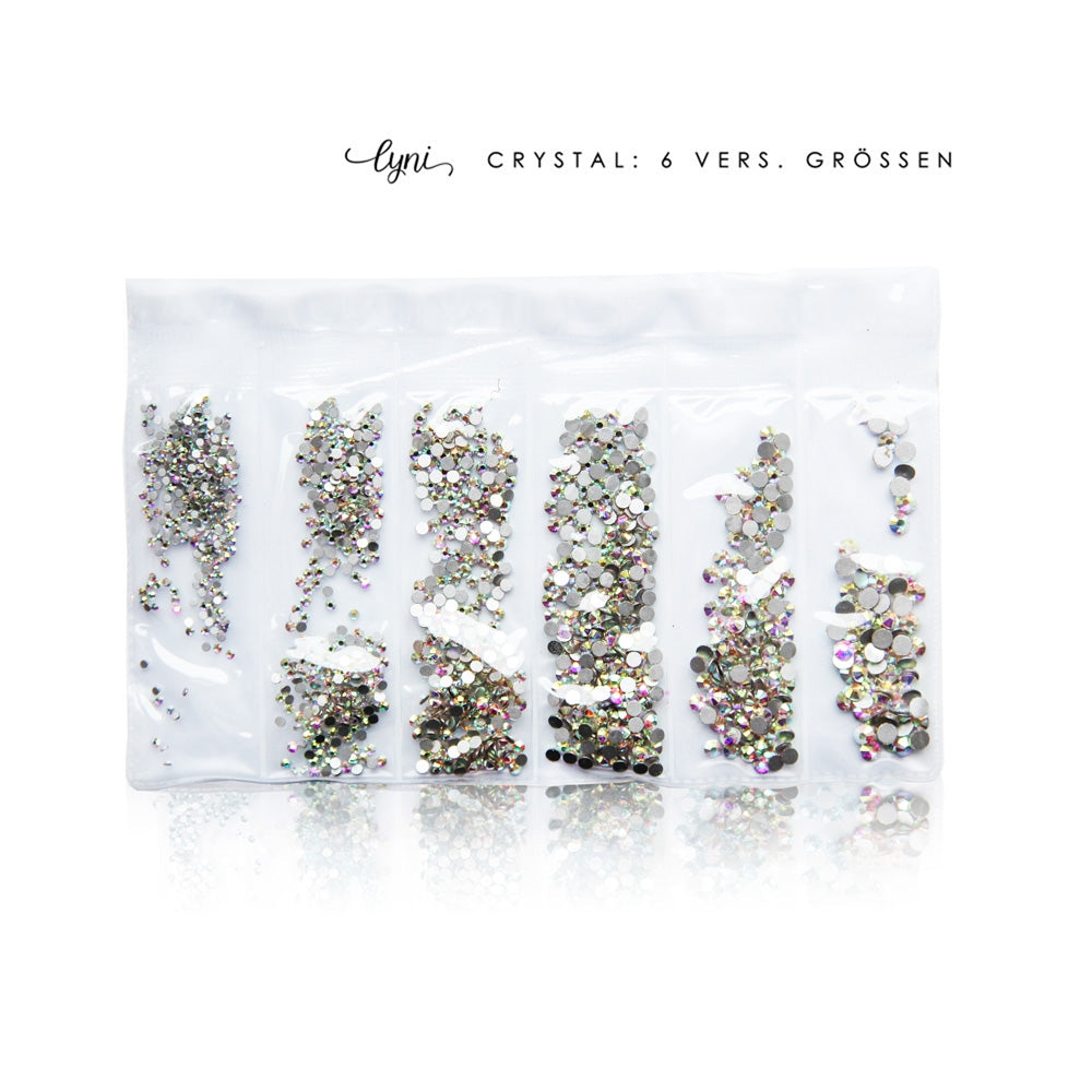 Kristall Tüte · Silber irisierend für Nageldesign Nägel & Nagelstudios Kristall Tüte · Silber irisierend, Steinchen, Strasssteine für Nägel im Nageldesign & Nagelstudios