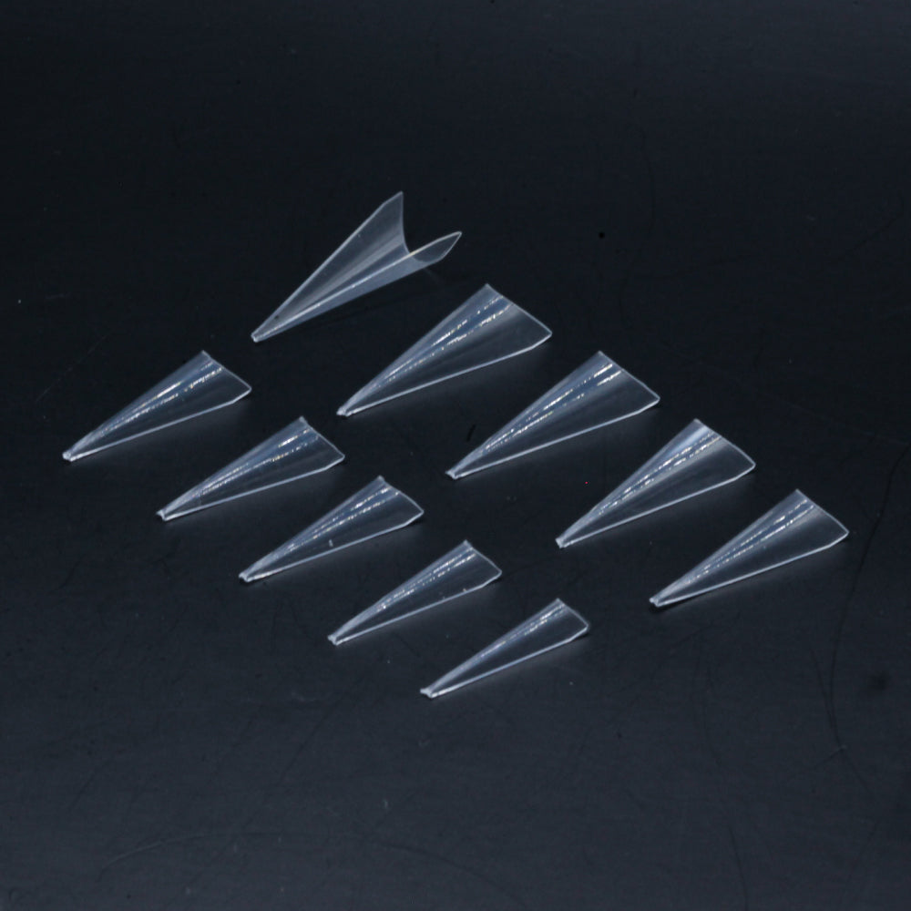 Stiletto · Tips Clear · Nachfüllpack 500 Stück für Nageldesign Nägel & Nagelstudios Stiletto · Tips Clear · Nachfüllpack 500 Stück, Verlängerung für Nägel im Nageldesign & Nagelstudios