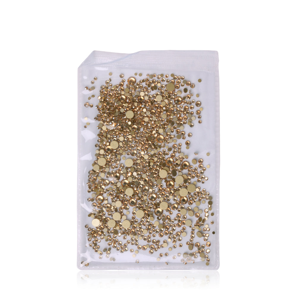Kristall Tüte · Gold für Nageldesign Nägel & Nagelstudios Kristall Tüte · Gold, gold, Steinchen, Strasssteine für Nägel im Nageldesign & Nagelstudios