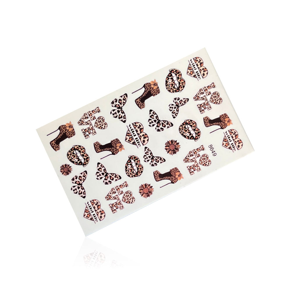 NailArt Wrap · Leo 2 für Nageldesign Nägel & Nagelstudios NailArt Wrap · Leo 2, Design Motive, slider, Tattoo, wassertattoo für Nägel im Nageldesign & Nagelstudios