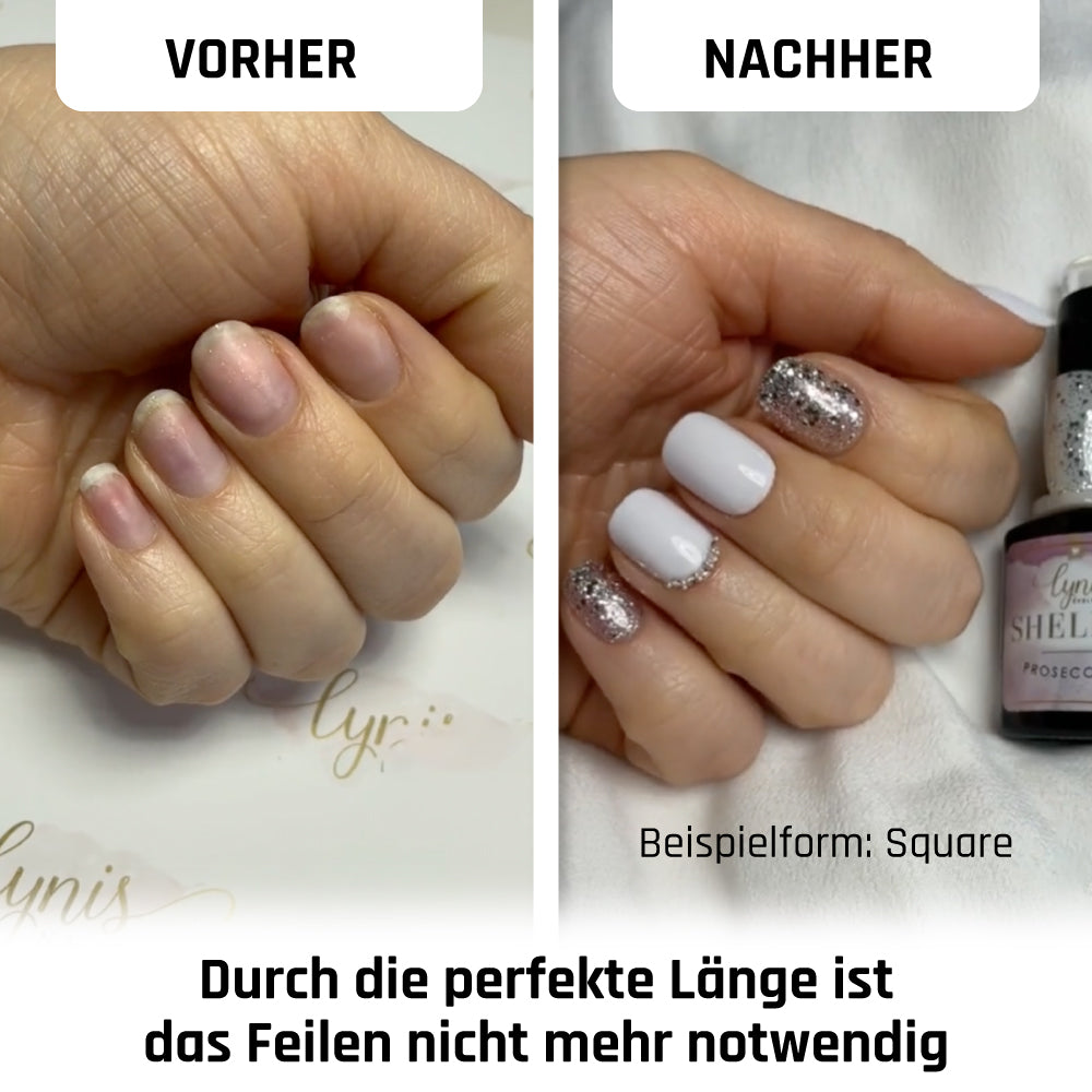 Square extra kurz · Clear · Press On Tips für Nageldesign Nägel & Nagelstudios Square extra kurz · Clear · Press On Tips, aufdrück Nägel, click it tips, durchsichtig, eckig, klar, press on nails, press on nägel für Nägel im Nageldesign & Nagelstudios