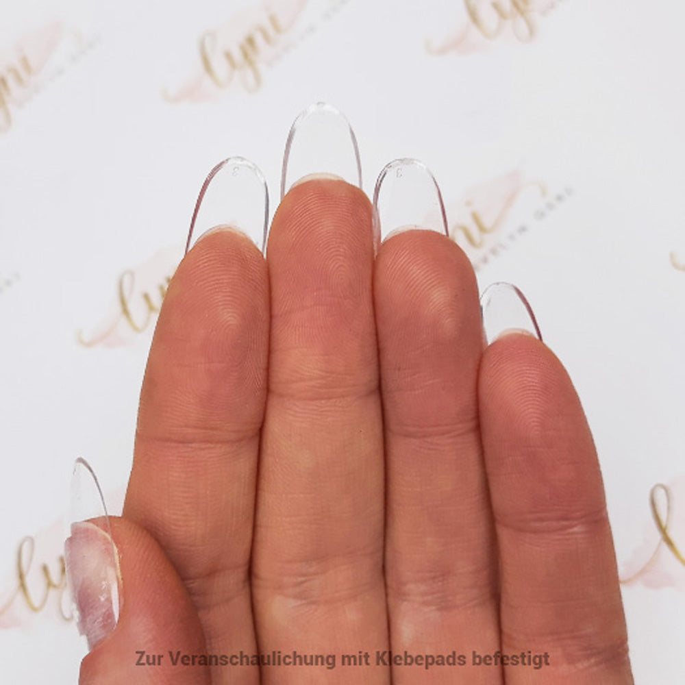 Rund Normal · Clear · Press On Tips für Nageldesign Nägel & Nagelstudios Rund Normal · Clear · Press On Tips, aufdrück Nägel, aufklebe Nagel, aufkleben, Click it Nagel, click it tips, coffin, durchsichtig, Fullcover Tips, klar, oval, Press on nail, press on nails, press on nägel, rund für Nägel im Nageldesign & Nagelstudios