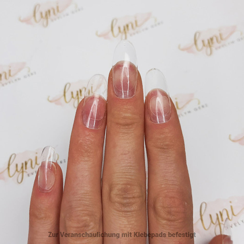 Rund Normal · Clear · Press On Tips für Nageldesign Nägel & Nagelstudios Rund Normal · Clear · Press On Tips, aufdrück Nägel, aufklebe Nagel, aufkleben, Click it Nagel, click it tips, coffin, durchsichtig, Fullcover Tips, klar, oval, Press on nail, press on nails, press on nägel, rund für Nägel im Nageldesign & Nagelstudios