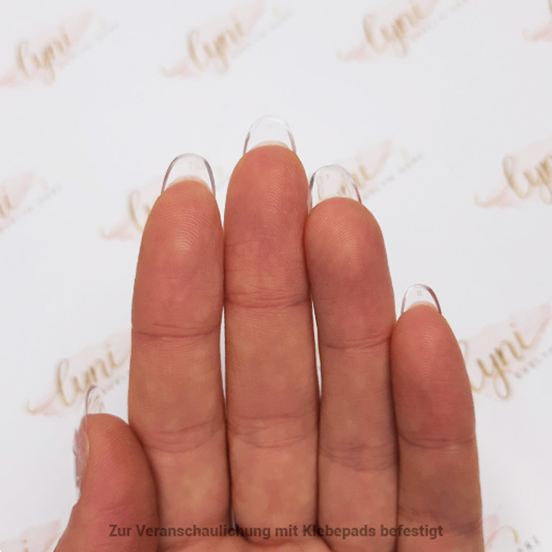 Rund Kurz · Clear · Press On Tips für Nageldesign Nägel & Nagelstudios Rund Kurz · Clear · Press On Tips,  für Nägel im Nageldesign & Nagelstudios