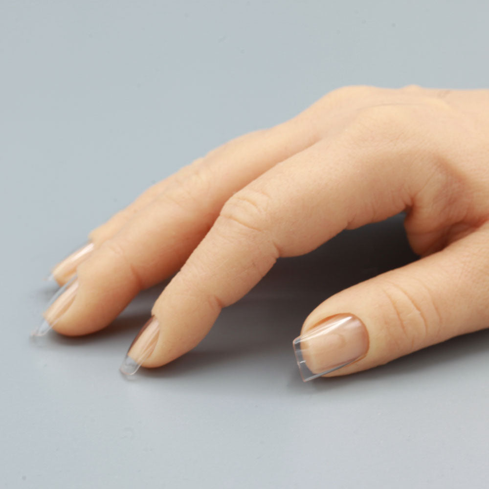 Square Normal · Clear · Press On Tips für Nageldesign Nägel & Nagelstudios Square Normal · Clear · Press On Tips, aufdrück Nägel, aufklebe Nagel, aufkleben, Click it Nagel, click it tips, coffin, durchsichtig, eckig, form, Fullcover Tips, klar, Press on nail, press on nails, press on nägel, square für Nägel im Nageldesign & Nagelstudios