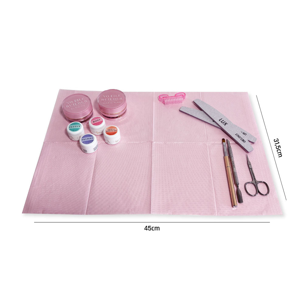 Tischunterlage · Hygiene Unterlage · Pink 50Stk. für Nageldesign Nägel & Nagelstudios Tischunterlage · Hygiene Unterlage · Pink 50Stk., für Nägel im Nageldesign & Nagelstudios