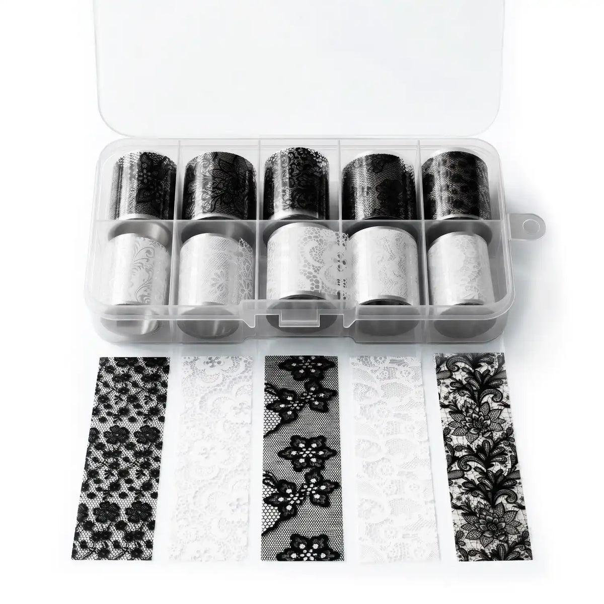 Spitze · Nailartbox mit Folien Spitze · Nailartbox mit Folien