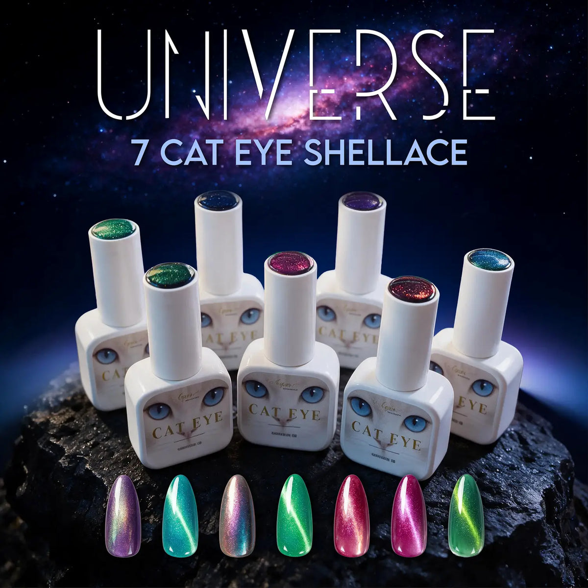 Shellac · Universe Cat Eye Oktober Set · 10ml Shellac · Universe Cat Eye Oktober Set · 10ml
