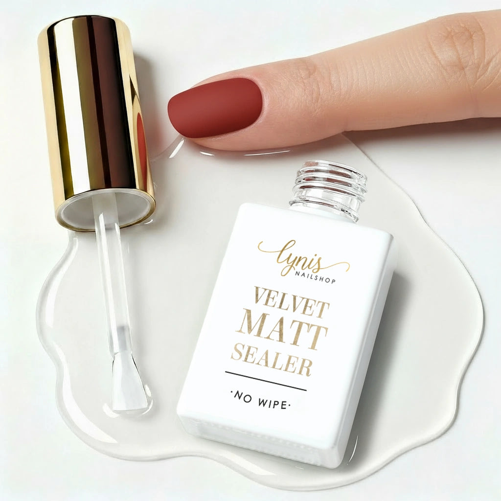 Velvet Matt Sealer · No Wipe · 10ml* Velvet Matt Sealer · No Wipe · 10ml*