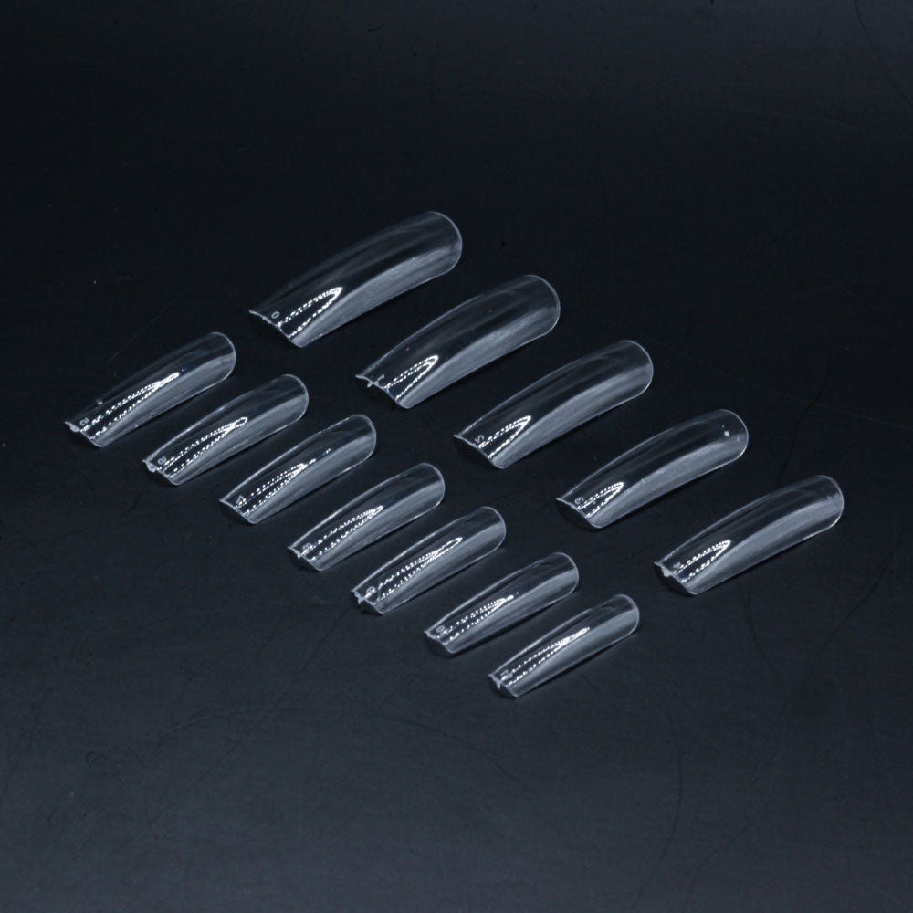 Tips Clear · Für die Silikonhand · 500 Stück für Nageldesign Nägel & Nagelstudios Tips Clear · Für die Silikonhand · 500 Stück, Verlängerung, Verlängerungs Tips, übungshand für Nägel im Nageldesign & Nagelstudios
