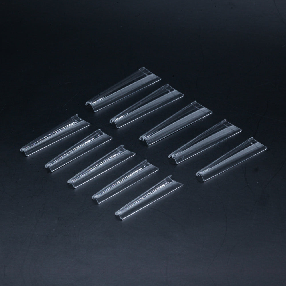 XXL Square Tips · Clear für Nageldesign Nägel & Nagelstudios XXL Square Tips · Clear, Eckige Nägel, eckige Tips, extra lange tips, Nagelverlängerung, verlängerung, xxl nägel für Nägel im Nageldesign & Nagelstudios